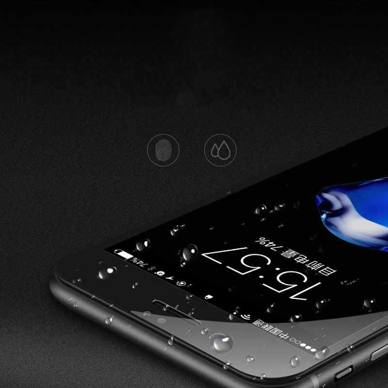 Изогнутое закаленное стекло Gourde 5D для iphone 11 Pro XR XS MAX 7 защита экрана с полным