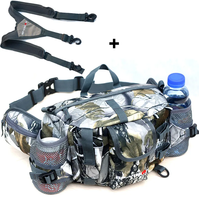 Shoulder Camouflage Открытый Туризм Велоспорт Поясная Сумка удобная сумка с бутылкой многофункциональные спортивные Наплечные сумки камуфляж путешествия водонепроницаемый - Цвет: Shoulder Camouflage