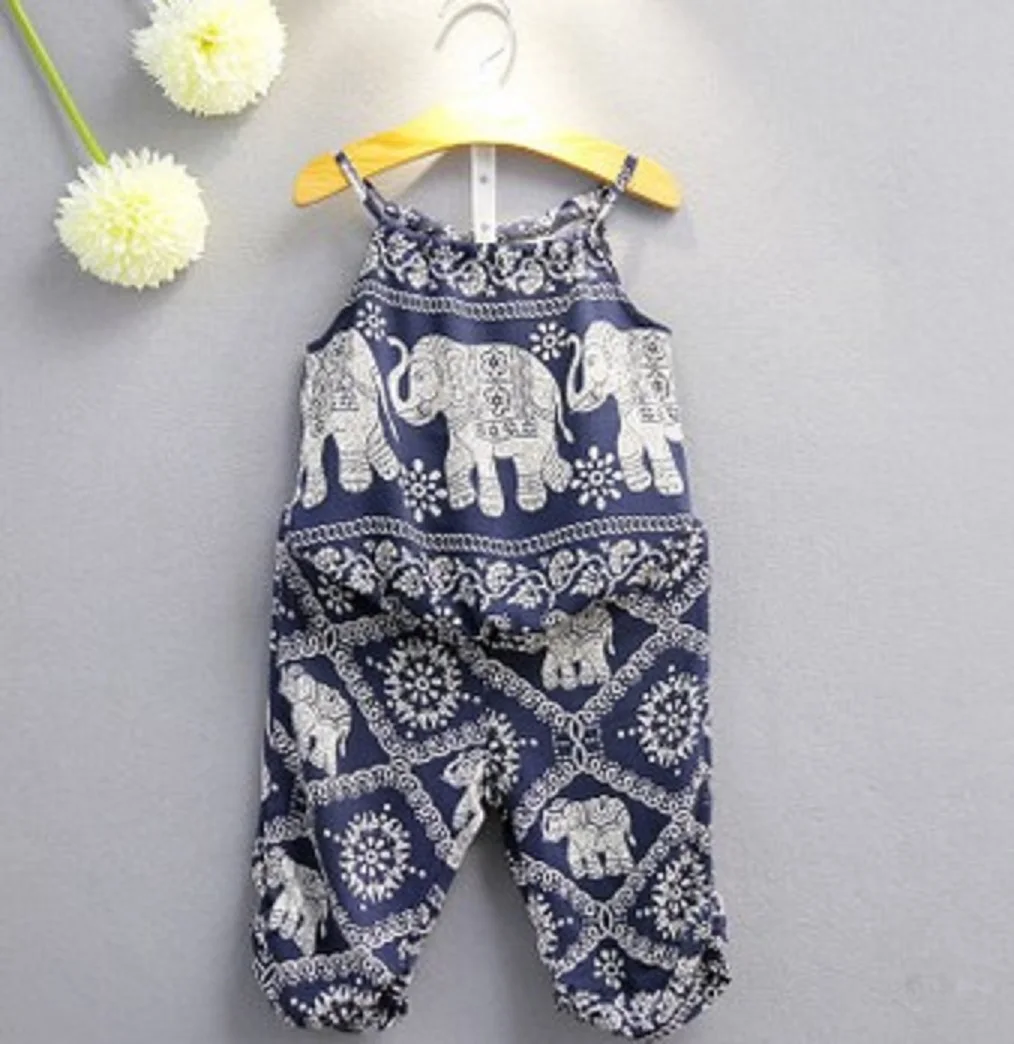 Pudcoco/Летняя модная Милая жилетка без рукавов с круглым вырезом и Рисунком Слона