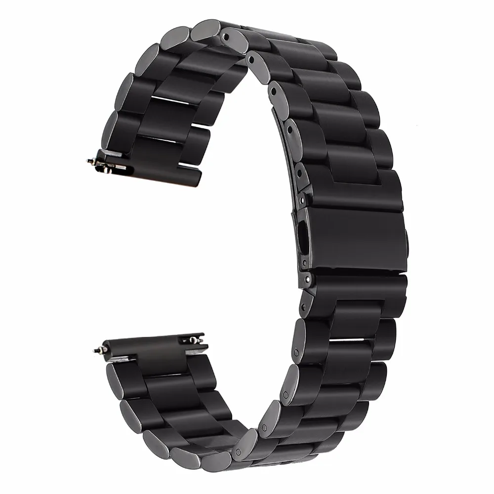 Bandream Нержавеющая сталь ремешок Quick Release для movboi Ticwatch Pro/E2/S2/1 46 мм ремешок на запястье металлический браслет