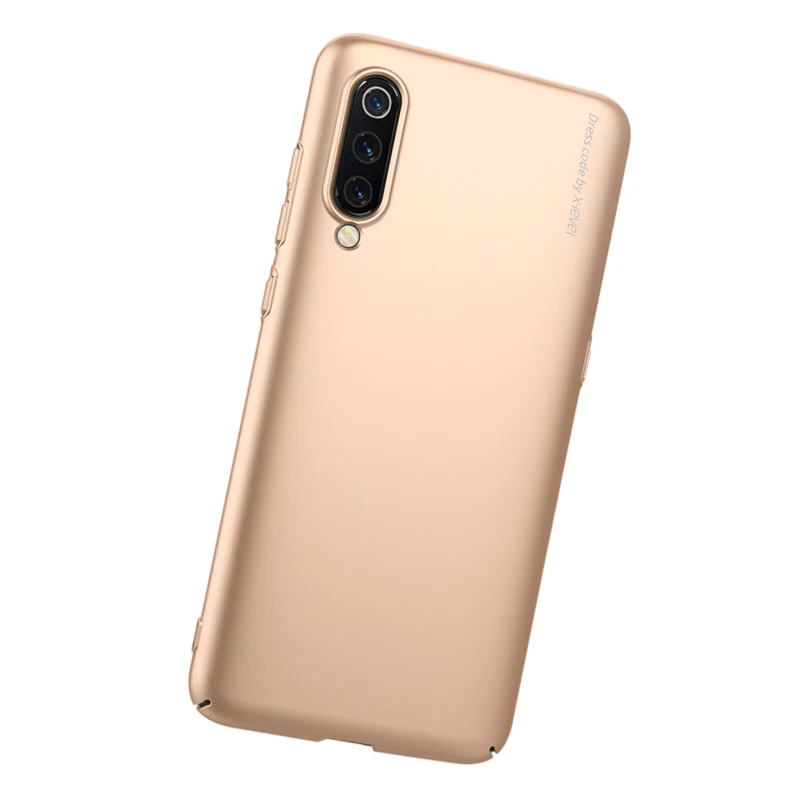 Gold case X-Level для Xiaomi mi 9 SE чехол винтажный Чехол s роскошный пластиковый ПК Жесткий Чехол для Xiaomi mi 9 mi 9 SE защитная задняя крышка - Цвет: Gold case