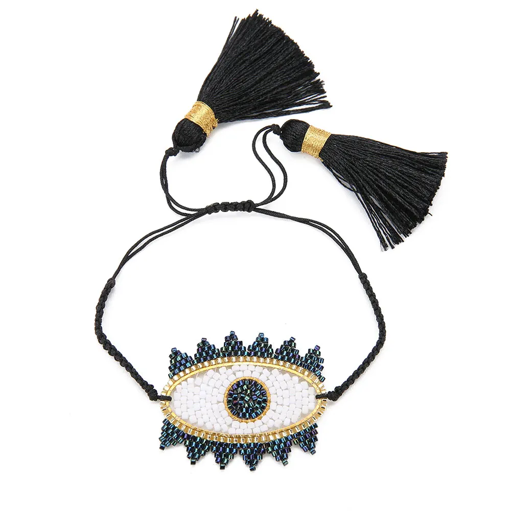Shinus 5 шт./партия, браслет Delica MIYUKI, турецкий браслет Evil Eye для женщин, Pulseras Mujer Moda, ювелирные изделия Bileklik