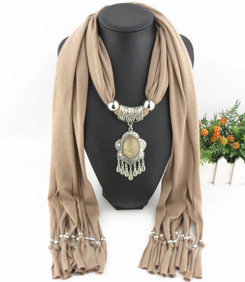 Новые Подвески зимний Шарф Ожерелья кисточкой из бисера Старинные национальные