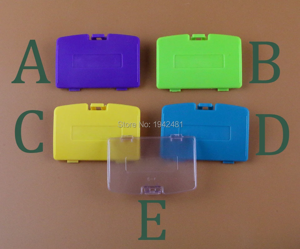 OCGAME для GBC Крышка батарейного отсека Gameboy Advance 5 цветов на выбор 10 шт./лот |
