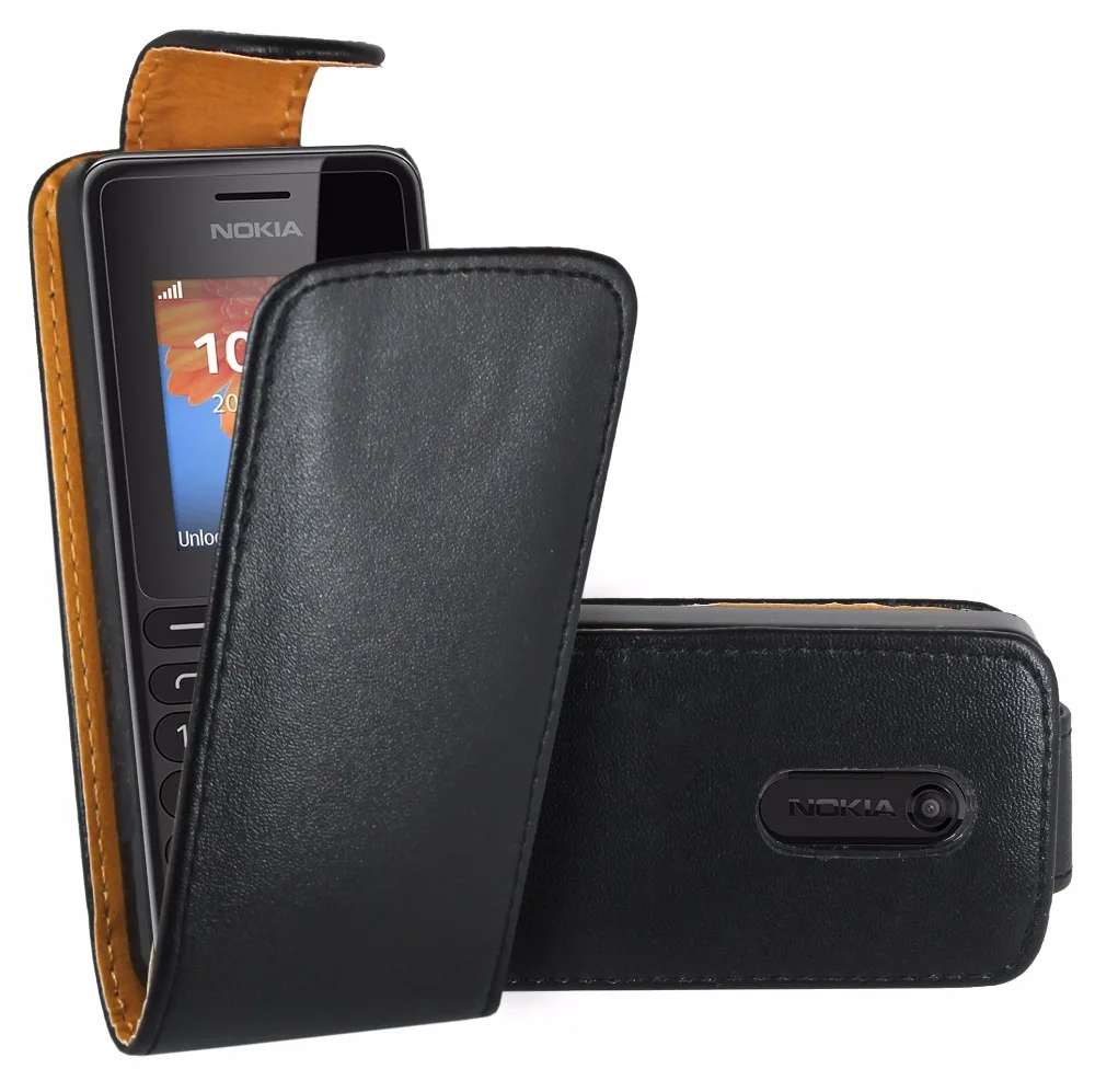 Кожаный чехол книжка для Nokia 108 / Dual Sim|covers for nokia|case covercover |