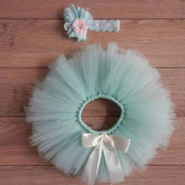 Милые детские юбки-пачки цвета морской волны балетные фатиновые юбки для девочек