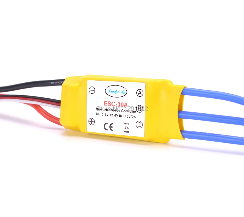 Бесщеточный Регулятор Скорости 30A ESC 1 шт. 2 А 5 В BEC с T образной вилкой и 3 мм