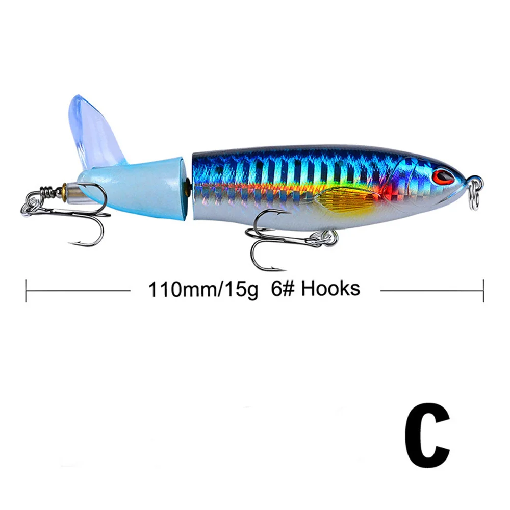 C Fulljion Whopper Plopper плавающие рыболовные приманки жесткие приманки воблеры и крутящиеся приманки для рыболовных снастей Isca искусственные Pesca - Цвет: C