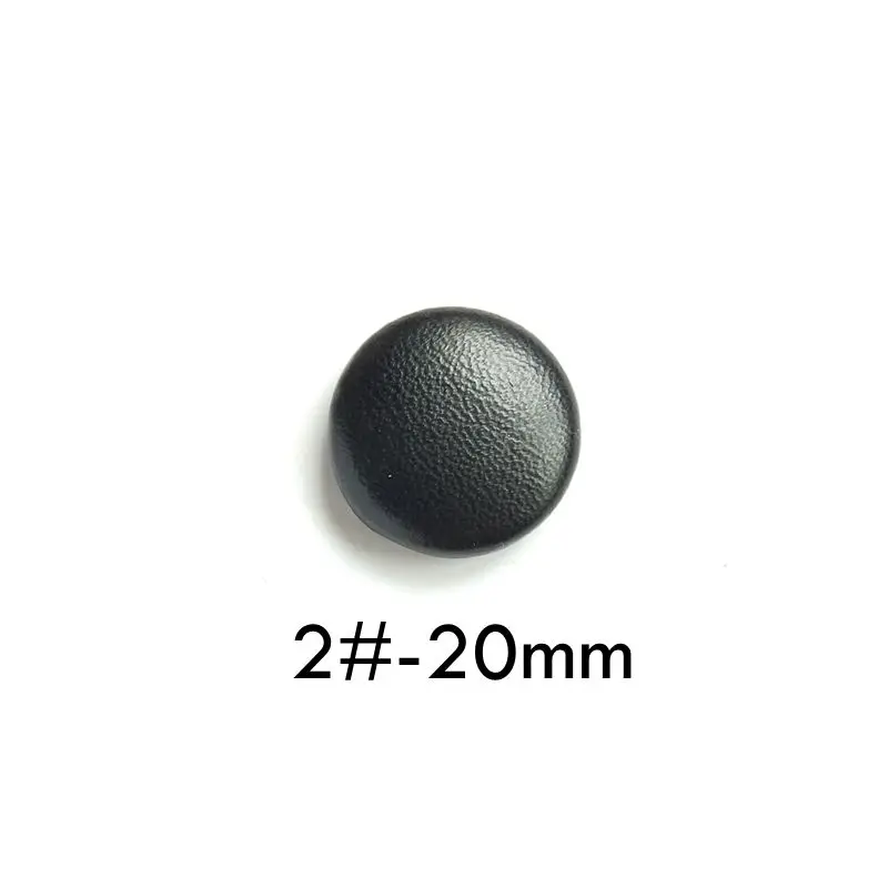 20mm-2 15 мм 20 искусственная кожа круглая ткань Пряжка DIY Кнопка ювелирные изделия материал домашний серьги фасоль аксессуары упаковка из 10 - Цвет: 20mm-2