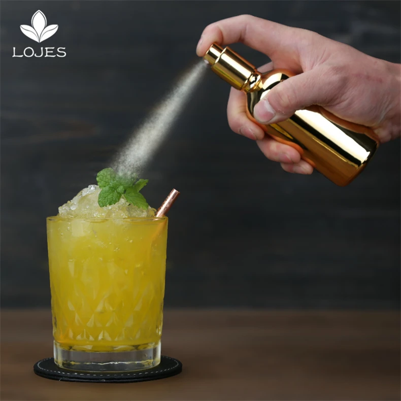 Серебряный и позолоченный стакан 100 мл Bitters спрей распылитель для коктейлей