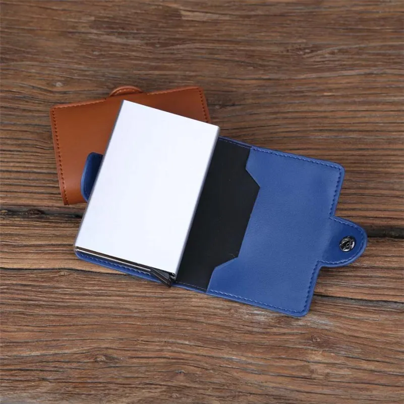 Автоматический держатель для кредитных карт защитный чехол банковских двойной