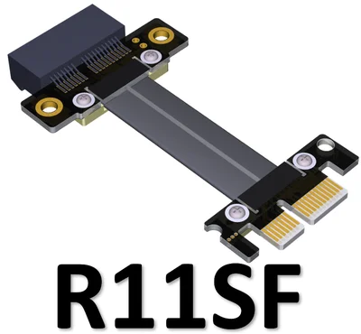PCI e 3 0x1 к x1 удлинитель высокоскоростной 8G/bps Express Gen3 Riser Card Ленточные кабели w кабель