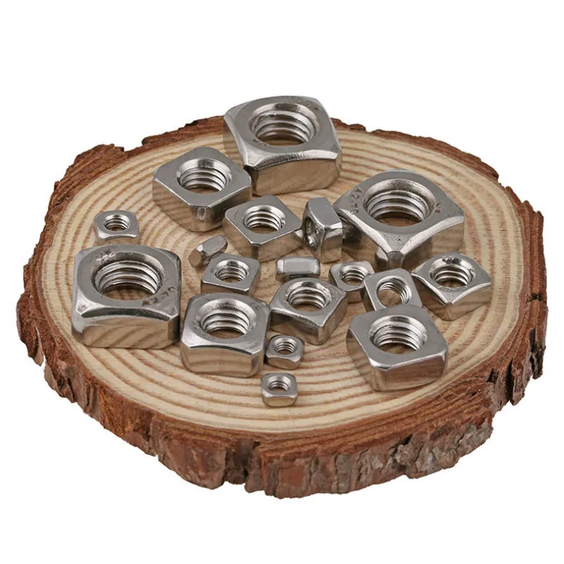 DIN557 GB39 M3 M4 M5 M6 M8 M10 M12 316 Stainless Steel Square Nuts Thin Type Nut DIN562 | Строительство и ремонт