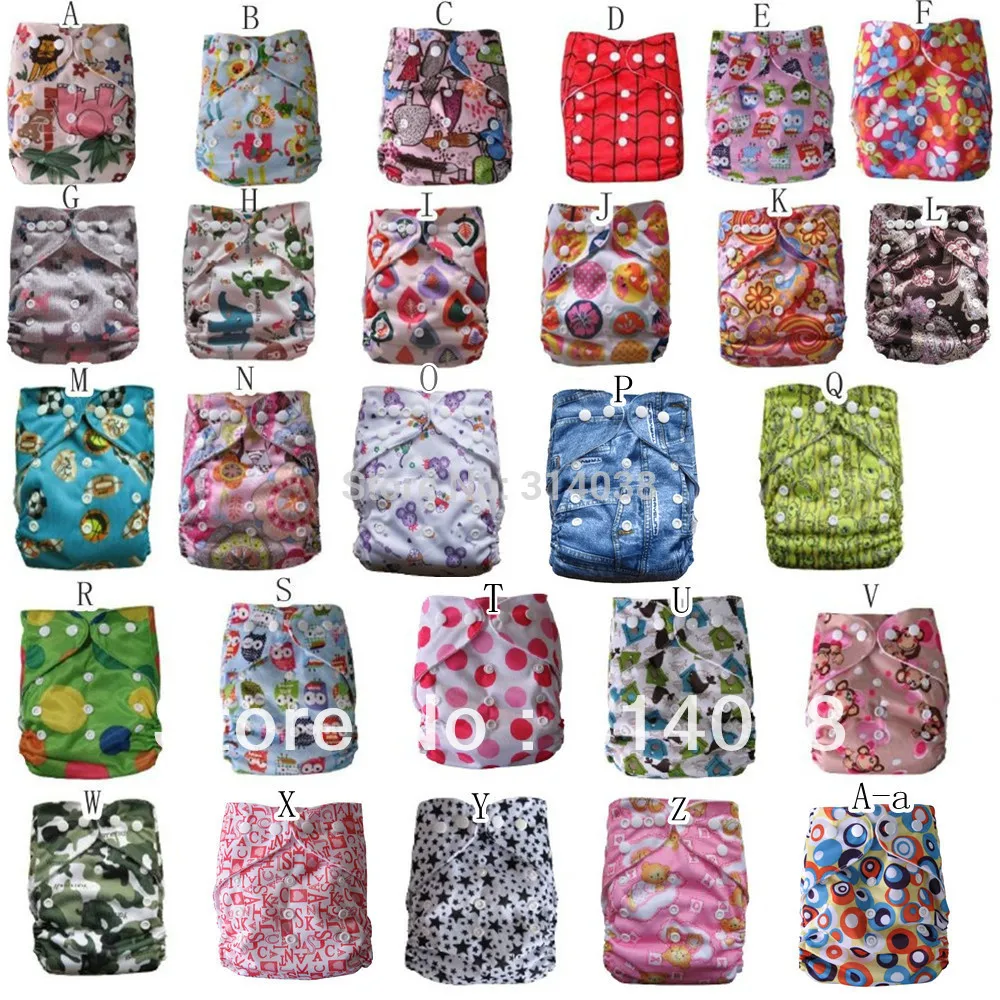 Новое поступление новый дизайн 2 компл./Лот подгузника + бамбуковых вставки (5