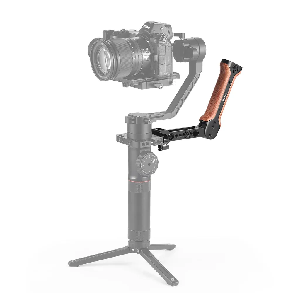 Рукоятка SmallRig для DJI Ronin S/Zhiyun Crane 2/Moza Air 2 быстросъемная деревянная ручка с холодным