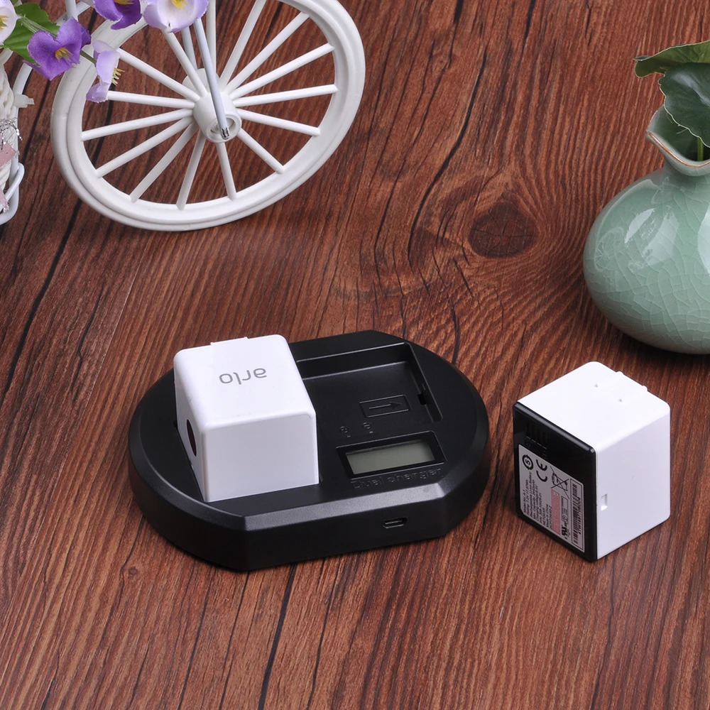 ЖК-дисплей USB двойное зарядное устройство для Arlo Pro 2 Arlo свет безопасности и Arlo Go батарея VMA4410 ALS1101