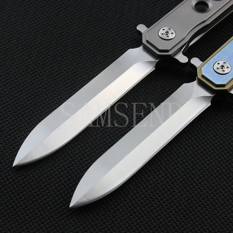 Новый тактический складной нож из титанового сплава второго поколения система