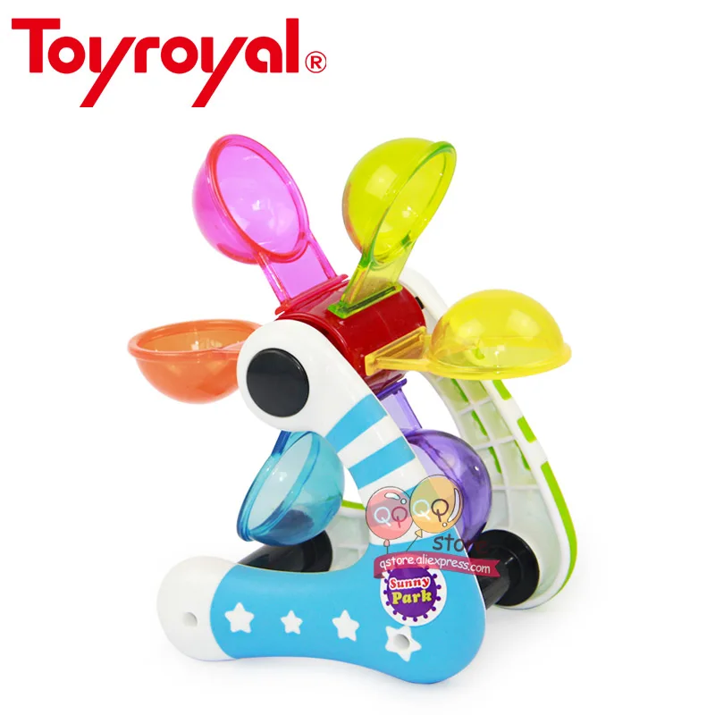 Waterwheel ToyRoyal, Солнечный парк, Детская ванна, игра в воду, ведро и песок, набор игрушек, красочные пляжные инструменты для малышей, детский подарок - Цвет: Waterwheel