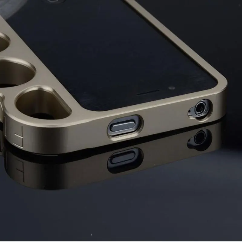 Алюминиевый сплав для iPhone 6 4,7 бампер Мода Властелин кольца костяшки палец телефон рамка чехол для iPhone 6 plus