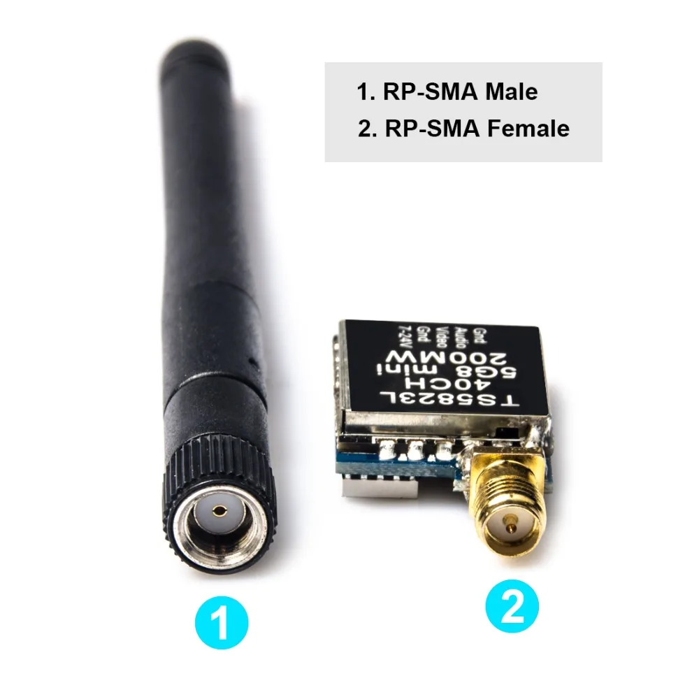 AKK TS5823L 5 8G 200MW 40Ch Мини AV Передатчик для FPV дрона|av transmitter|transmitter for dronemini transmitter |