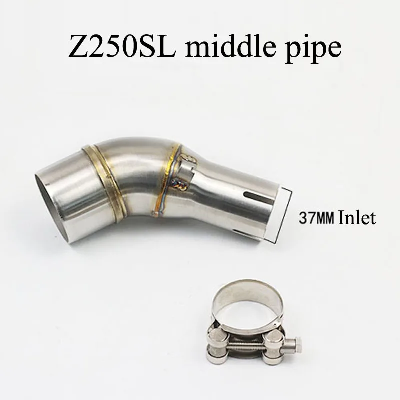 ER6N R25 R3 Z250 Z250SL мотоцикл среднего звена выхлопной трубы подключения адаптера для Kawasaki ER6N R25 R3 Z250 Z250SL