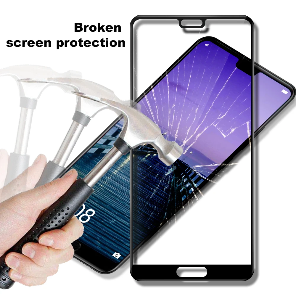 NYFundas закаленное Стекло для huawei P20 Pro P9 Lite P8 2017 Honor 10 Экран протектор 5D пленка