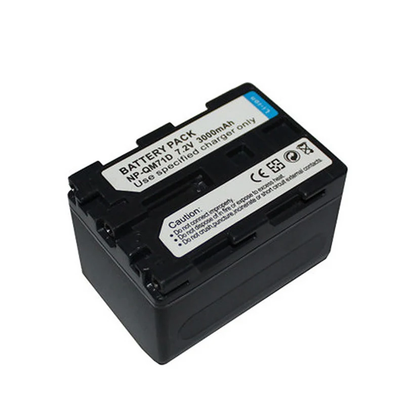 3000 мАч для sony DCR TRV116 NP QM71D NPQM71D DCRTRV116 цифровых фотоаппаратов аккумулятор