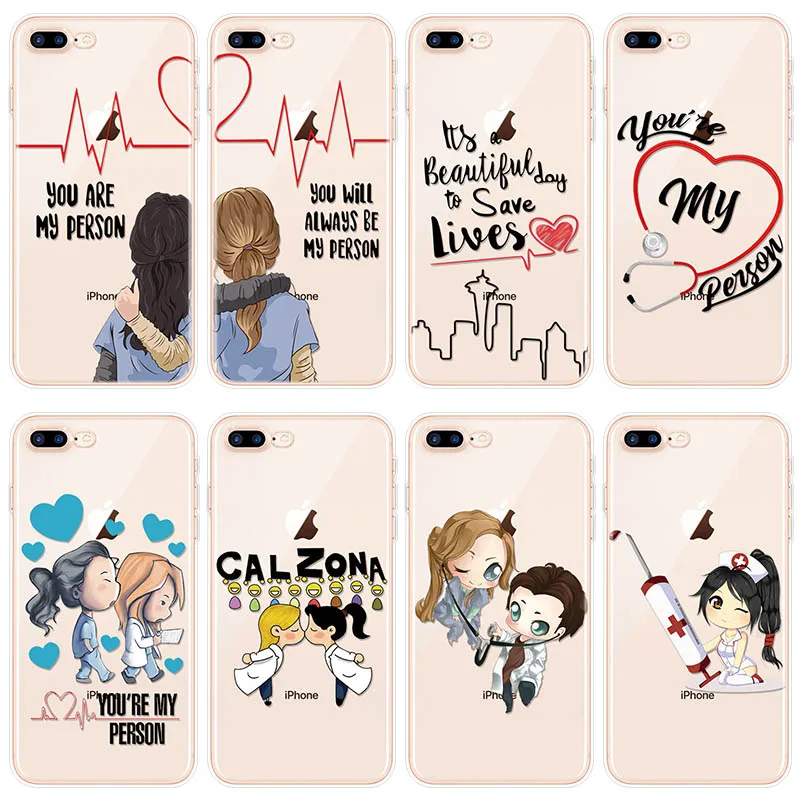 Чехол для телефона Greys Anatomy You're My Person для iPhone 8 Plus Funda для iPhone 6 6S 7 8 Plus для iPhone 11 Pro XS Max XR X TPU чехол