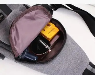 Мужской холщовый рюкзак с USB-зарядкой | Багаж и сумки