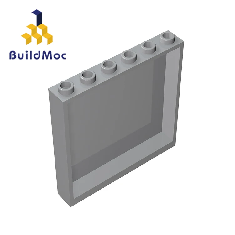 M0695-06 BuildMOC 59349 35286 панель 1x6x5 кирпич Technic переключение улов для строительных блоков части DIY развивающие творческие подарочные игрушки - Цвет: M0695-06