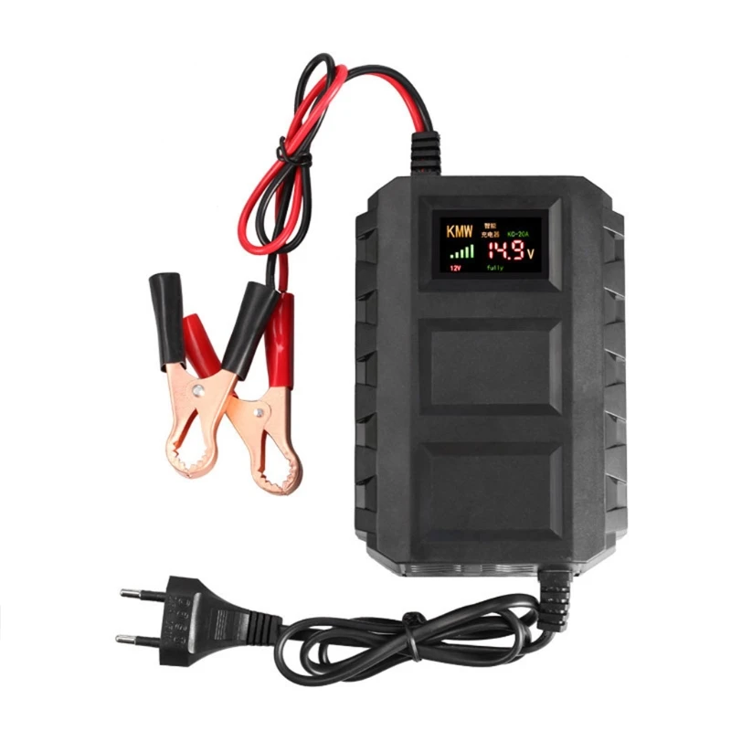 

Intelligent 20A Automobile Battery Lead Acid Battery Charger Car Motorcycle US /EU Chargers Service Equipment