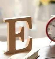 Темно-серый 1 шт. DIY домашний декор деревянная буква 26 дерево Английский алфавит свадебное украшение DIY ручной работы украшения ремесла аксессуары - Цвет: Темно-серый