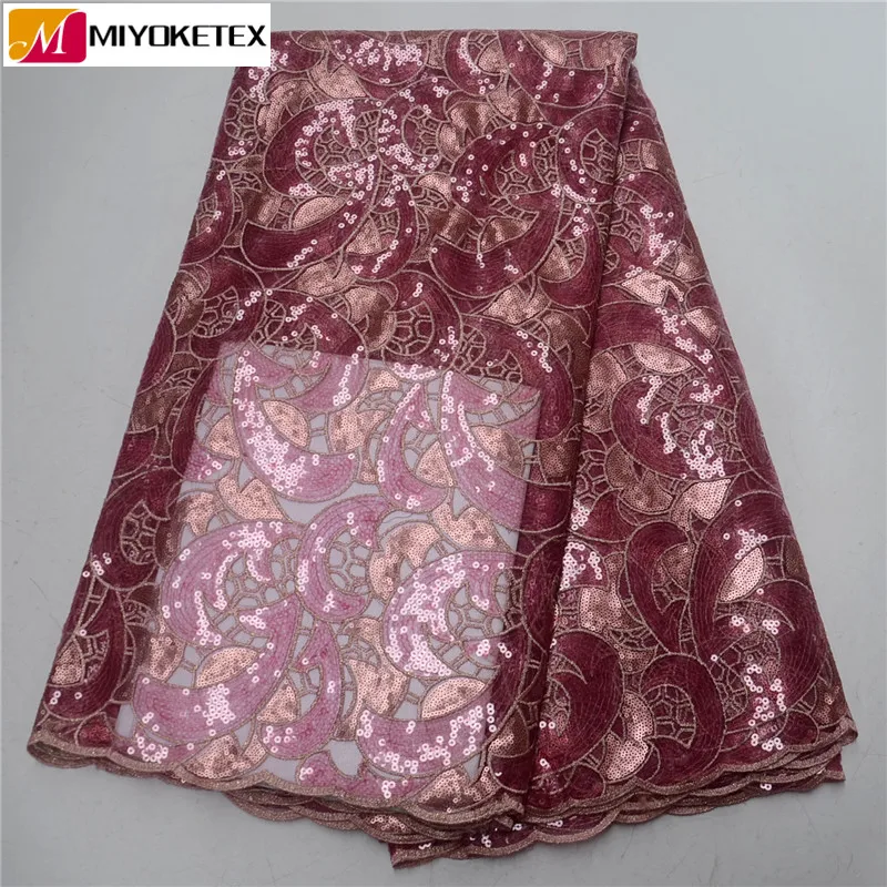 High Quality African Organza Sequin Lace Fabric Hot Sale Nigerian Wedding Dress Green French Tulle Laces PSA554-1 | Дом и сад