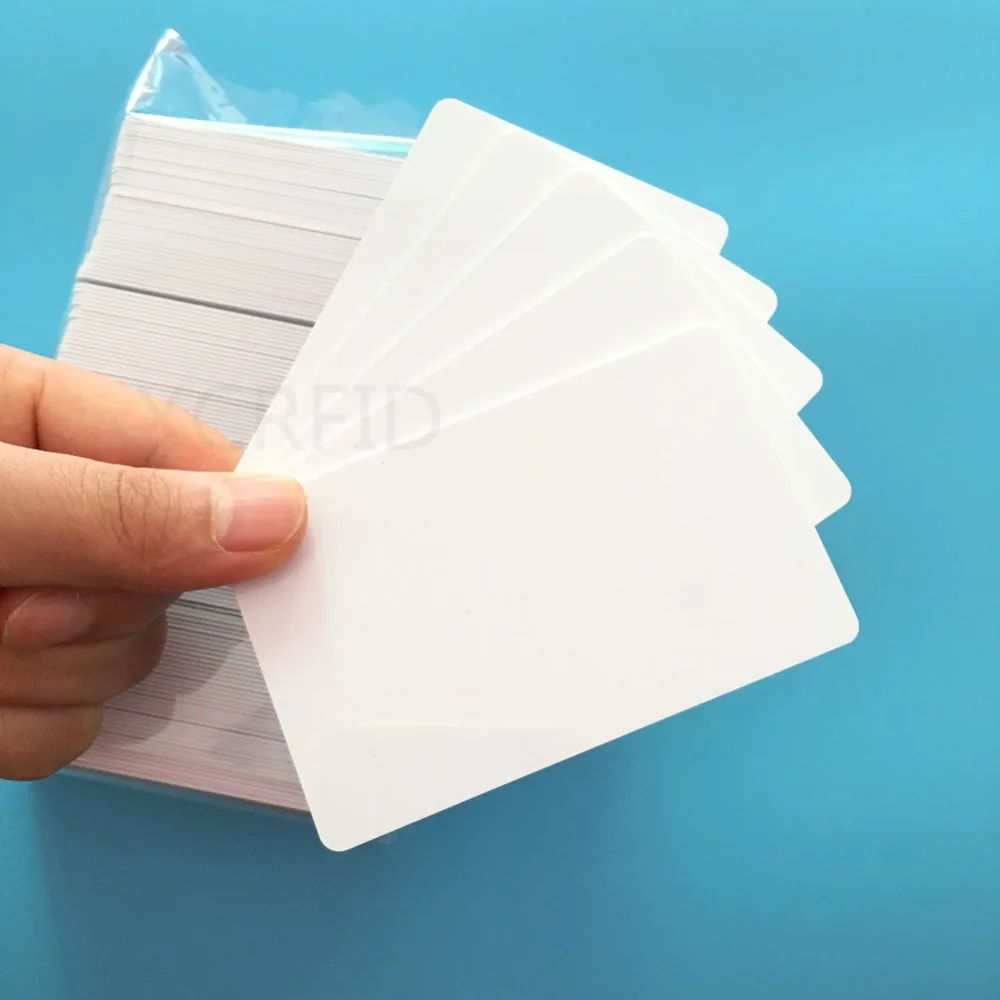 125 кГц RFID EM4100 TK4100, водонепроницаемый, для струйной печати, пластик Пустая карточка из ПВХ, для струйных принтеров, 20 шт.