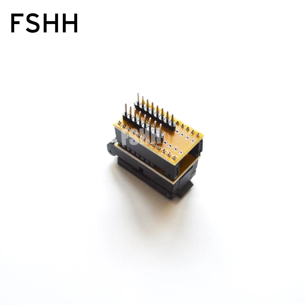 FSHH 300mil SOP16 к DIP16 программатор адаптер SPI FLASH FP16/SOIC16/SOP16 тестовая розетка шаг = 1 27