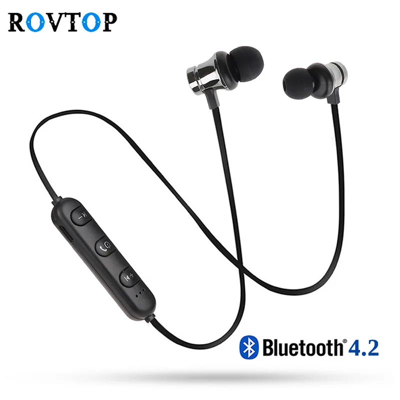 Магнитные наушники Rovtop XT11 с Bluetooth 4,2, беспроводная гарнитура, спортивные наушники для iPhone, Xiaomi, huawei, наушники Z2