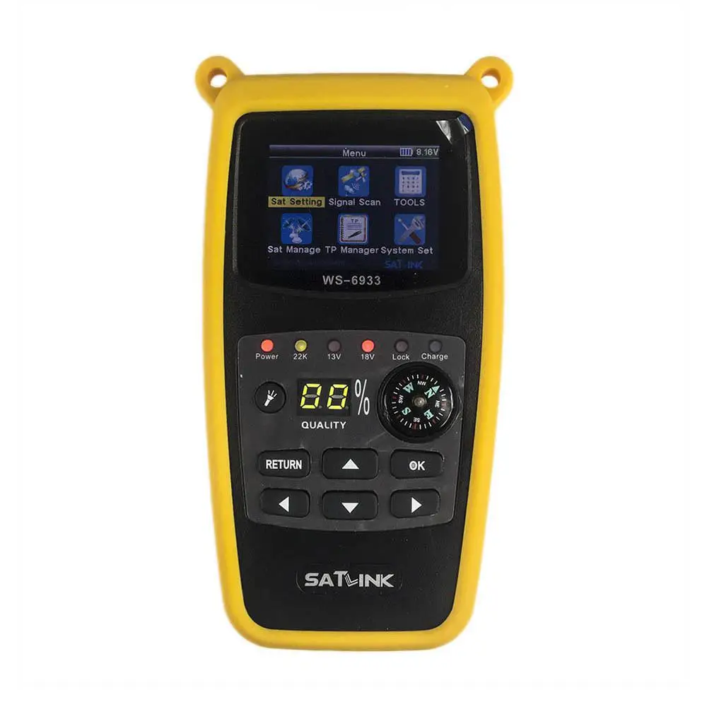 LeadingStar Satlink WS-6933 DVB-S2 спутниковый Finder FTA CKU Band Satlink Цифровой спутниковый Finder метр
