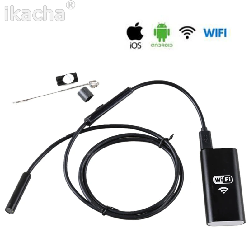 Бороскоп 8 5 мм 6 светодиодный Android HD 720P беспроводной Wi-Fi эндоскоп видео