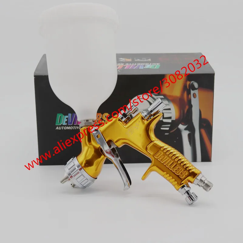 LVMP пистолет распылитель GTI/TTS профессиональный золотой краскопульт