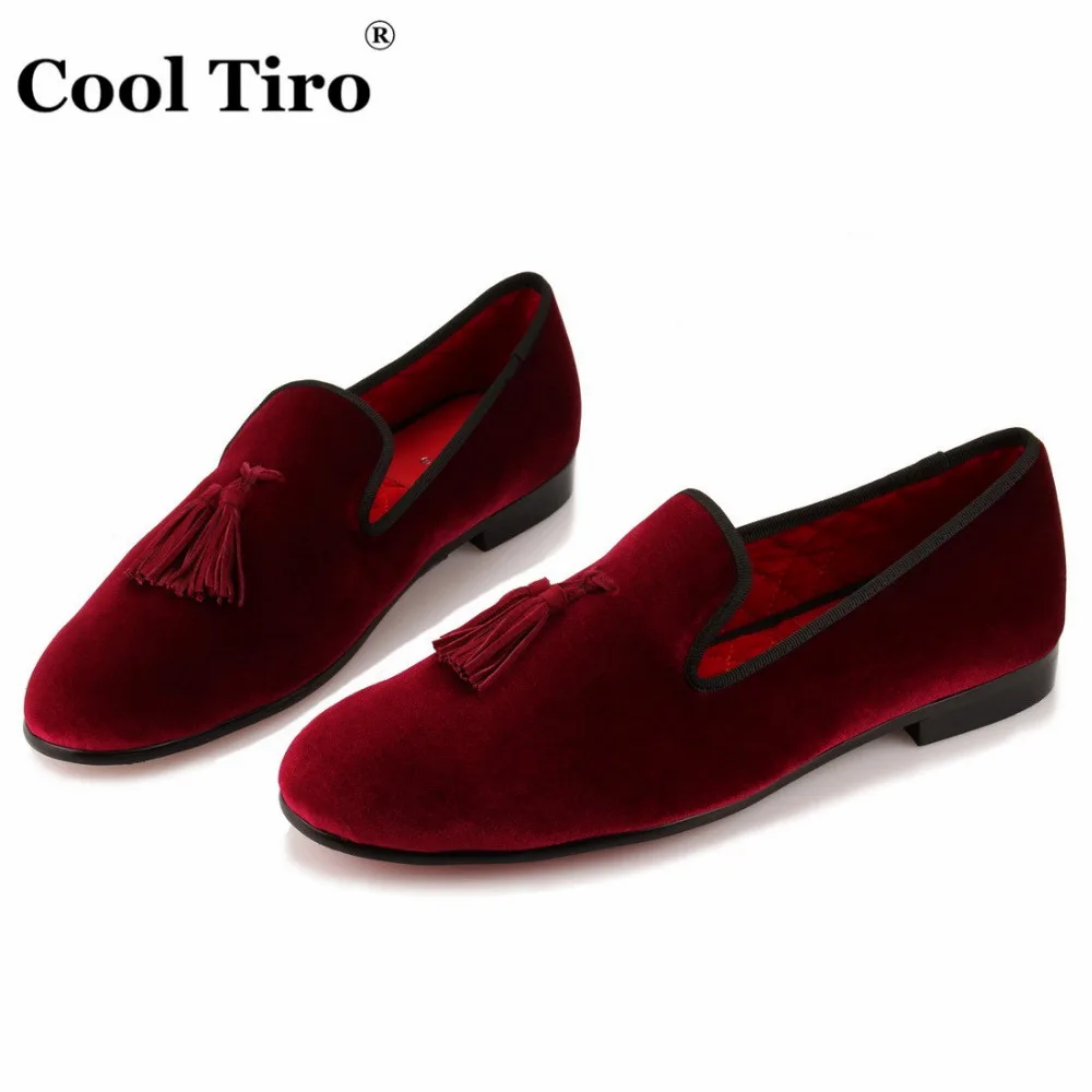COOL TIRO/мужские модные бархатные повседневные туфли на плоской подошве с