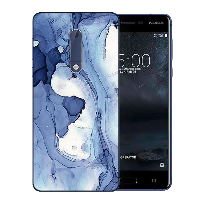 Роскошный гибкий 5 2-дюймовый чехол для Nokia мягкий силиконовый цветной тонкий с