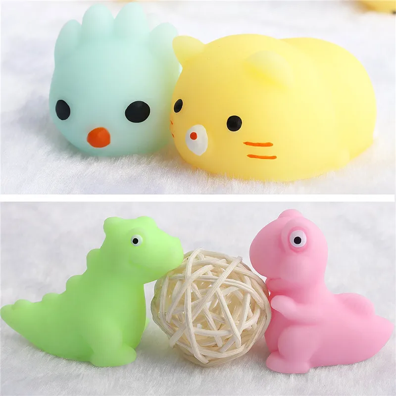 40 шт. милые животные Mochi Squishy кавайная Мини Мягкая сжимаемая игрушка ручная для
