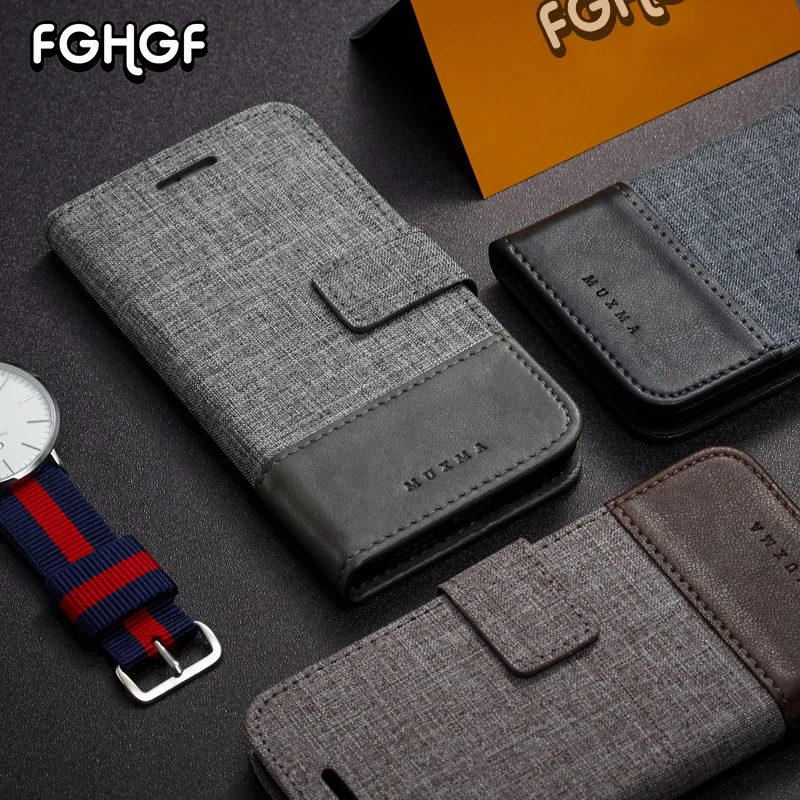 Чехол FGHGF для LG G6, чехол для LG G5, чехол из парусины для LG V30, чехол для LG V20, Fundas G 6 V 30, деловой кошелек, кожаный чехол