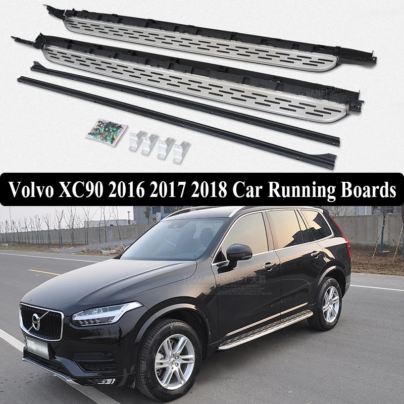 JIOYNG For Volvo XC90 2016 2017 2018 Car Running Boards paint Auto Side Step Bar Pedals Brand New Nerf Bars |