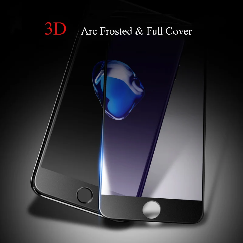 Oppselve протектор экрана закаленное стекло для iPhone X 8 7 6 6S Plus 3D Матовый Мягкий край