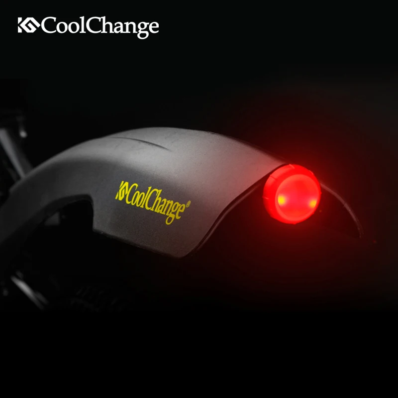 CoolChange велосипед крылья 26 ''спереди светодио дный сзади LED брызговик Набор