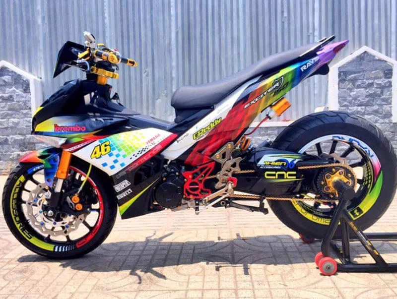 Универсальные воздушные амортизаторы 205 мм для мотоциклов Yamaha Y15ZR Kawasaki Go Kart Quad