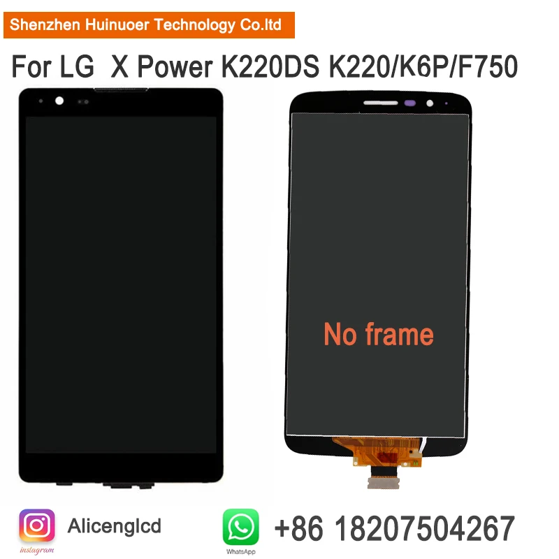 Для LG X power display K220 K220DS F750K LS755 X3 K210 US610 K450 светодиодный сенсорный ЖК-экран с сменной