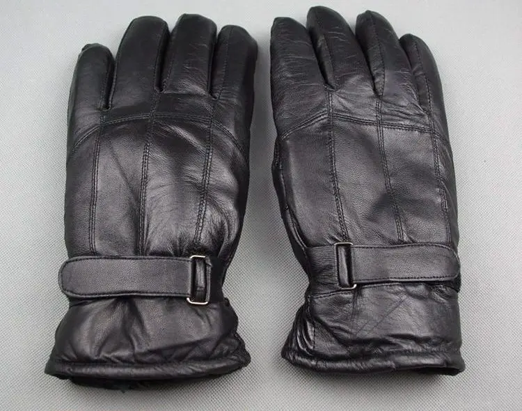 Новый Для мужчин реальные из натуральной овечьей кожи шерсть на меху Зимние