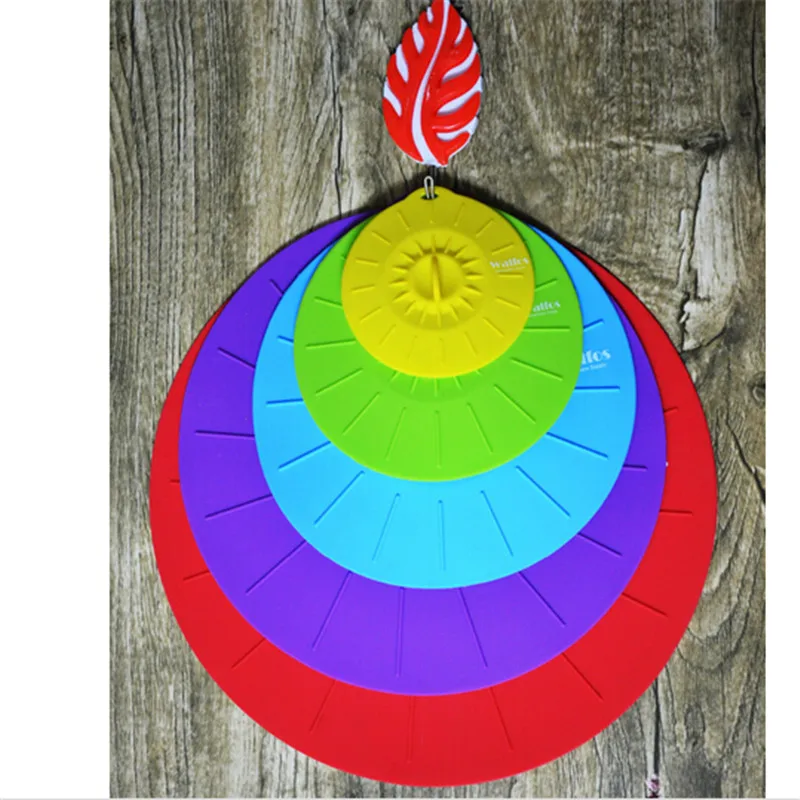 

universal Silicone Suction Lid-bowl pan cooking pot lid-silicon stretch lids silicone cover kitchen pan spill lid stopper cover